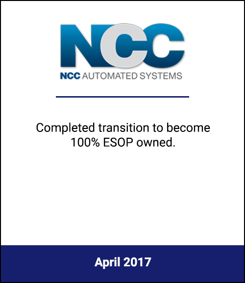 Automation Equipment Manufacturer Fosters Employee-Centered Values, Transitions to Full ESOP Ownership