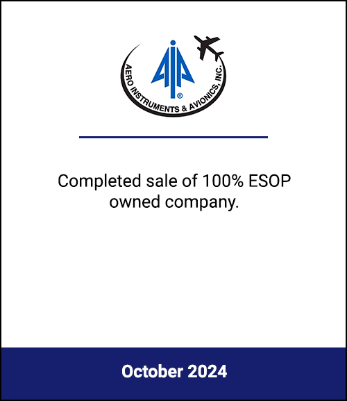 ESOP-Owned Aviation Industry Servicer Spurs Growth Through Strategic Sale