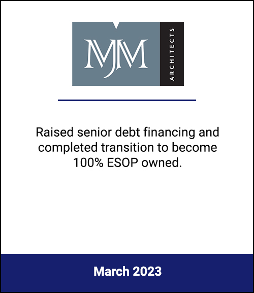 International Architectural Firm Preserves Legacy, Strengthens Long-Term Growth by Becoming 100% ESOP Owned