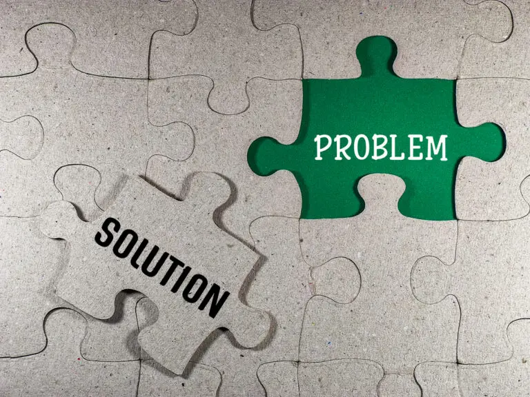 Puzzle pieces fitting together