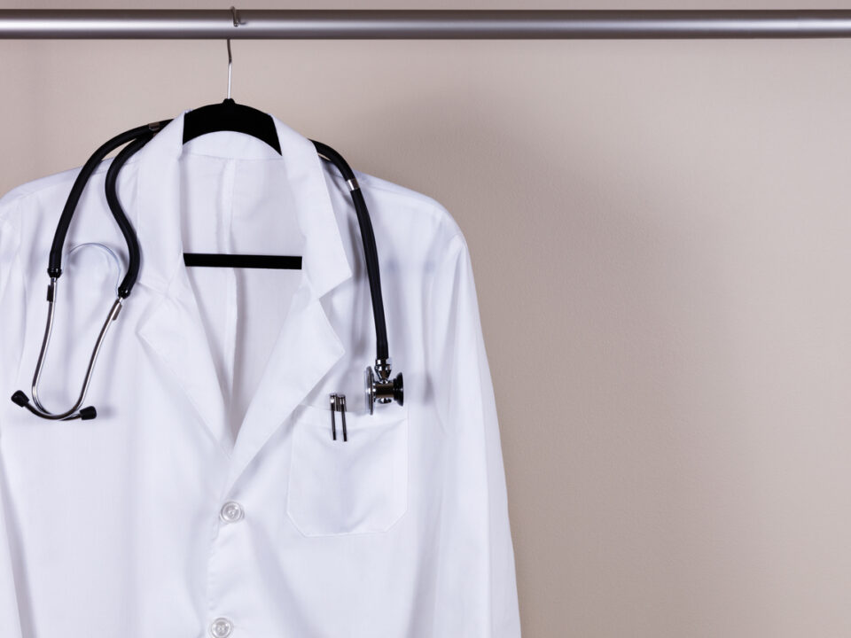 doctor's white coat
