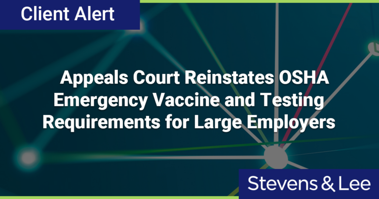 OSHA testing and vaccine requirements