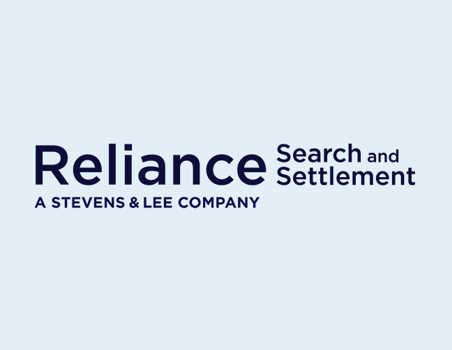The Stevens & Lee Companies Launch Reliance Search and Settlement Title Agency