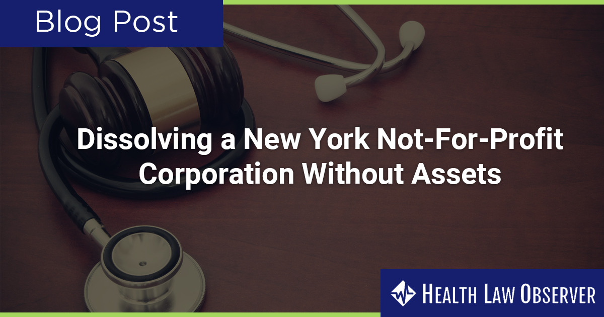 New York Not For Profit Corporation Law