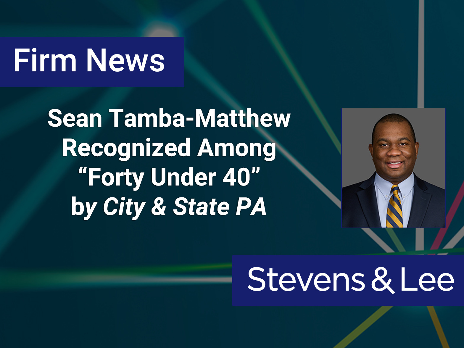 Sean-Tamba Matthew Named Among City & State's "Philadelphia Forty Under ...
