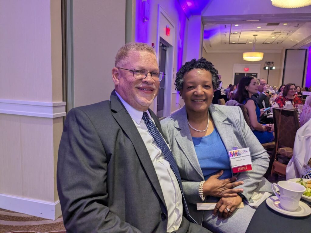 Left to right: Steven Dutrieuille and Gladys Brown Dutrieuille