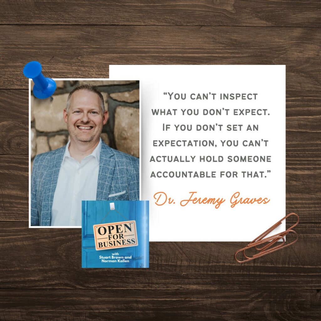Open For Business | Dr. Jeremy Graves | Generational Gaps