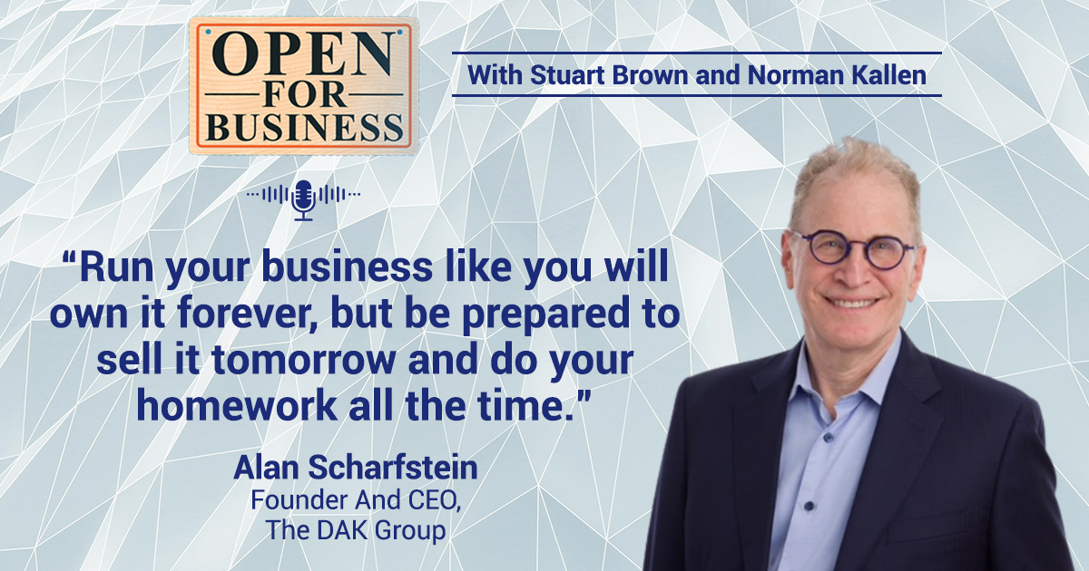 Open For Business | Alan Scharfstein | Business Exit