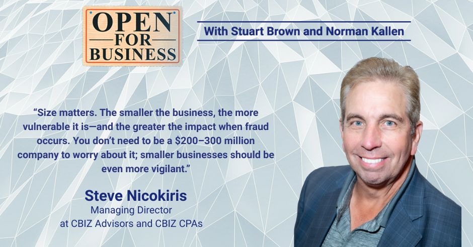 Open For Business | Steve Nicokiris | Fraud Prevention