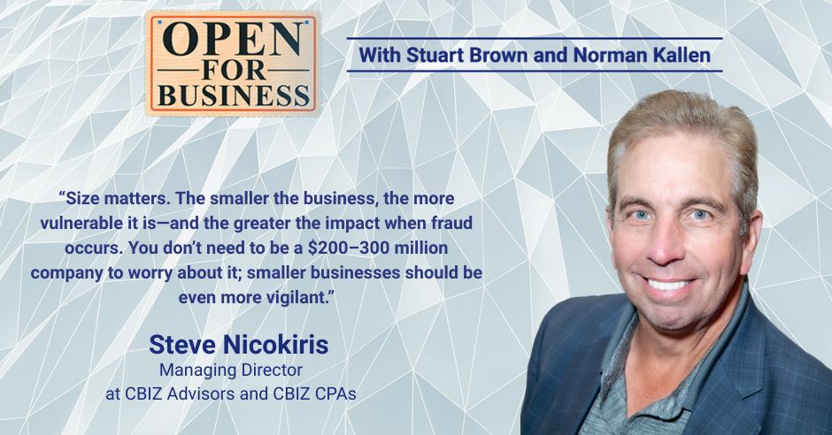 Open For Business | Steve Nicokiris | Fraud Prevention